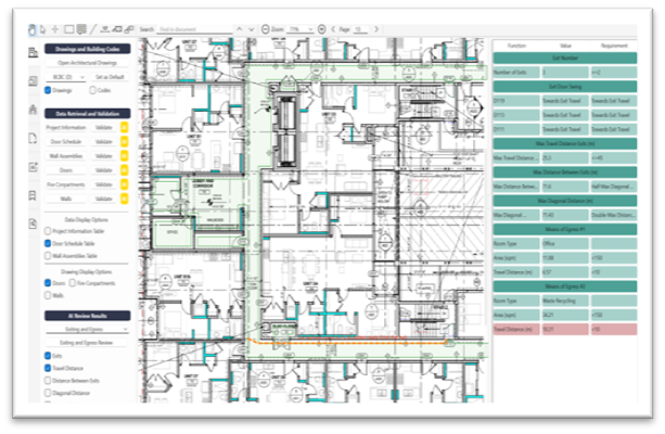 Interactive Building Code Display Blueprint AI