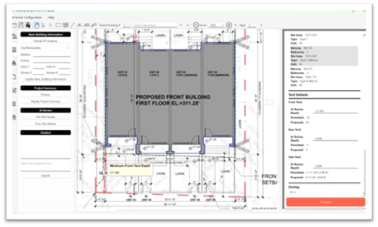 Interactive Building Code Display Blueprint AI